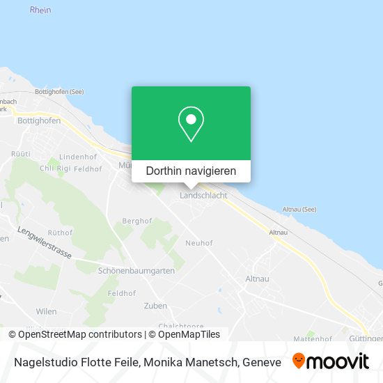 Nagelstudio Flotte Feile, Monika Manetsch Karte