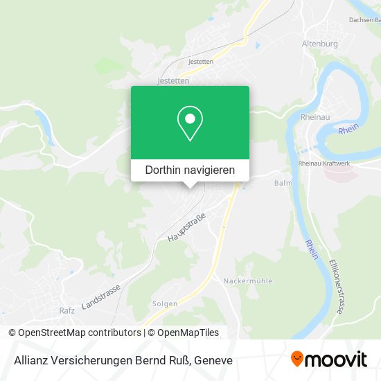 Allianz Versicherungen Bernd Ruß Karte