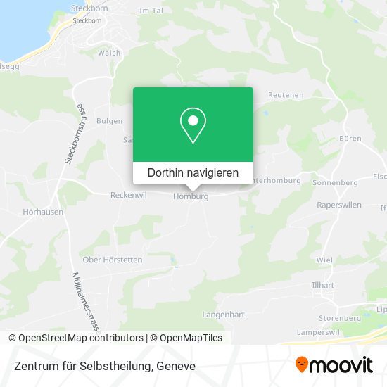 Zentrum für Selbstheilung Karte