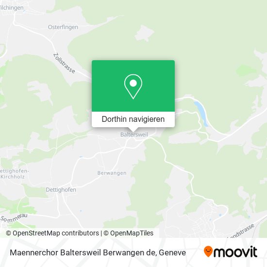 Maennerchor Baltersweil Berwangen de Karte