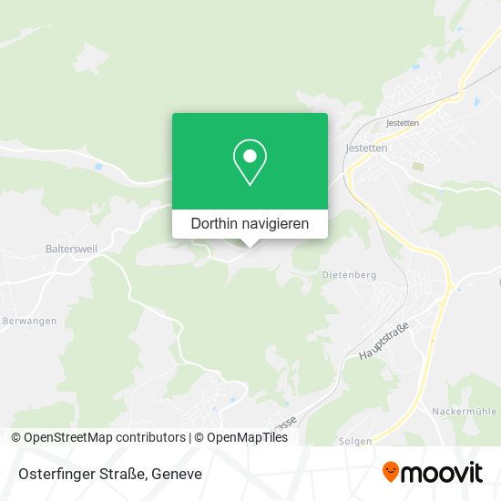 Osterfinger Straße Karte
