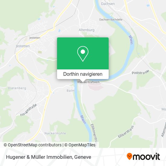 Hugener & Müller Immobilien Karte