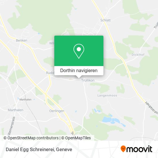 Daniel Egg Schreinerei Karte