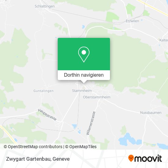 Zwygart Gartenbau Karte