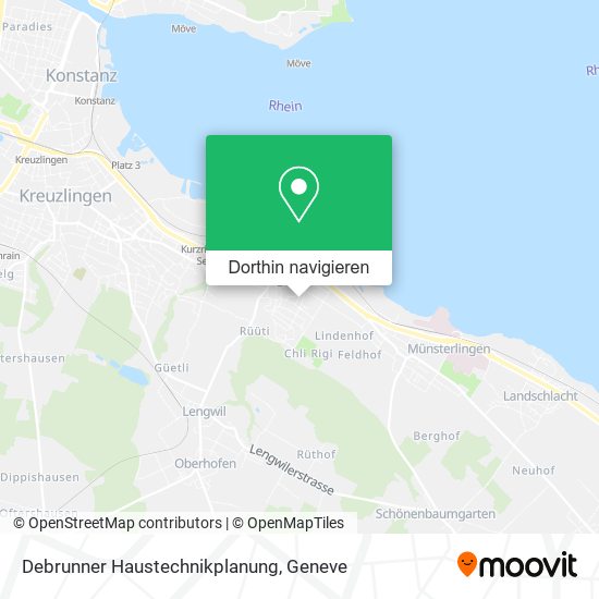 Debrunner Haustechnikplanung Karte