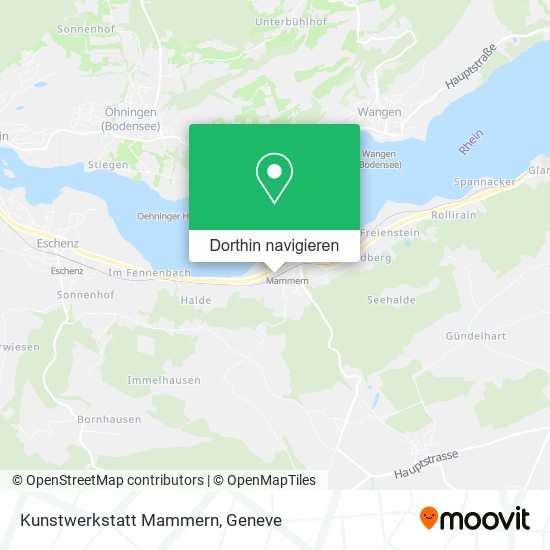 Kunstwerkstatt Mammern Karte