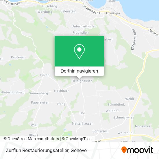 Zurfluh Restaurierungsatelier Karte