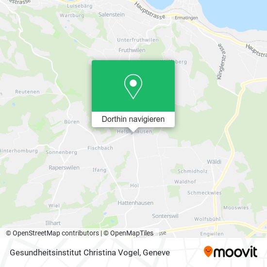 Gesundheitsinstitut Christina Vogel Karte