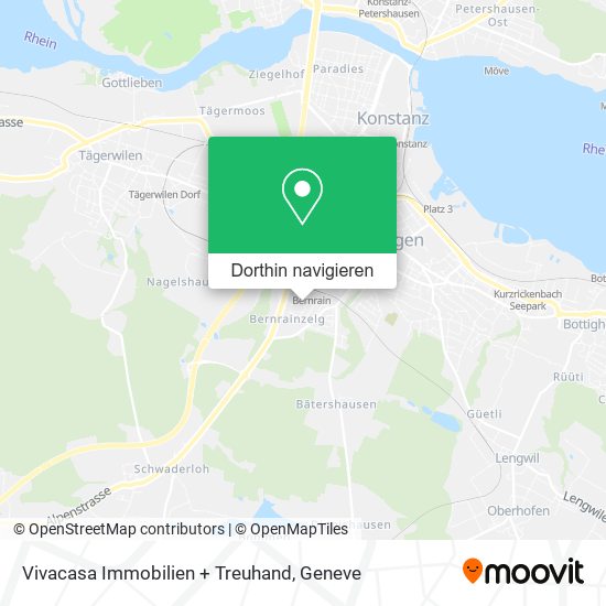 Vivacasa Immobilien + Treuhand Karte