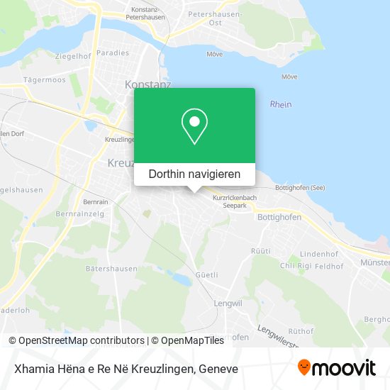Xhamia Hëna e Re Në Kreuzlingen Karte