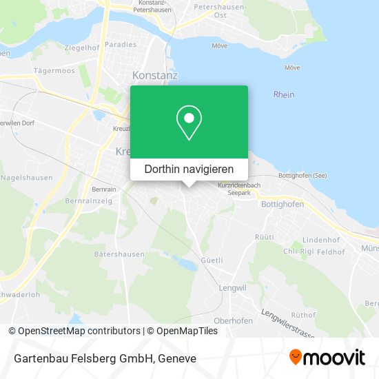 Gartenbau Felsberg GmbH Karte