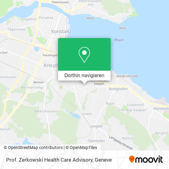 Prof. Zerkowski Health Care Advisory Karte