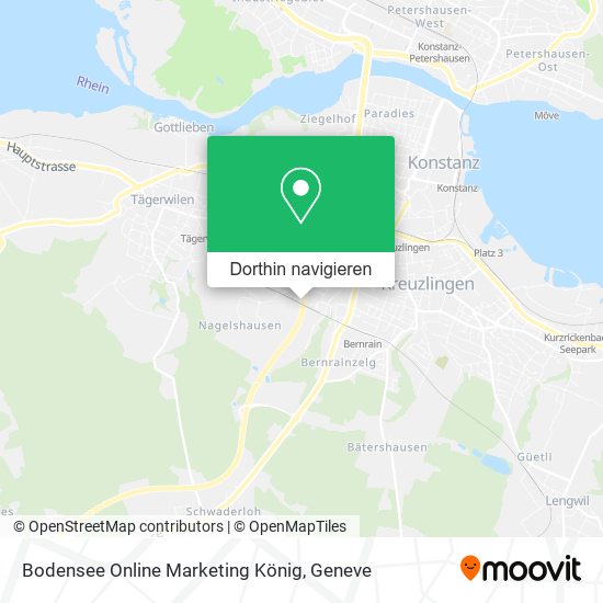 Bodensee Online Marketing König Karte