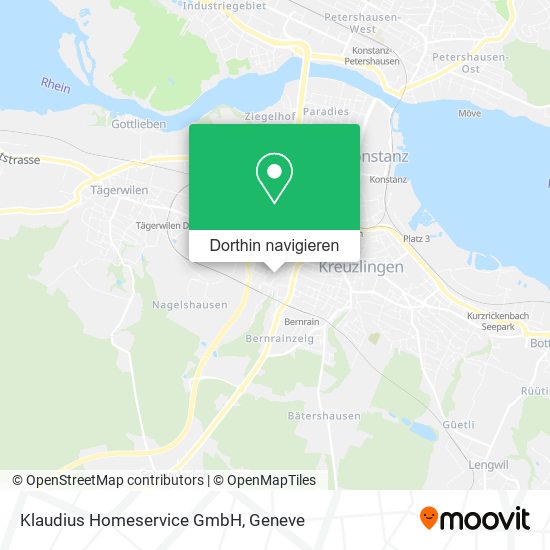 Klaudius Homeservice GmbH Karte