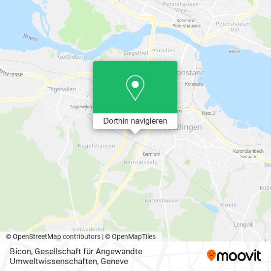 Bicon, Gesellschaft für Angewandte Umweltwissenschaften Karte