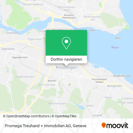 Promega Treuhand + Immobilien AG Karte