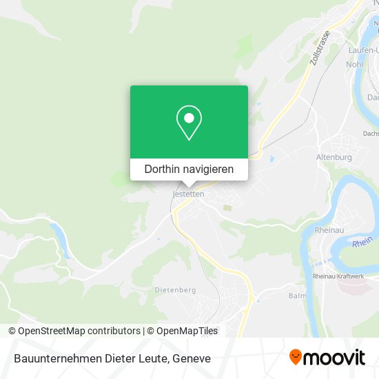 Bauunternehmen Dieter Leute Karte