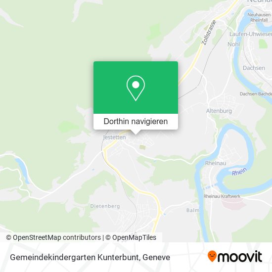 Gemeindekindergarten Kunterbunt Karte
