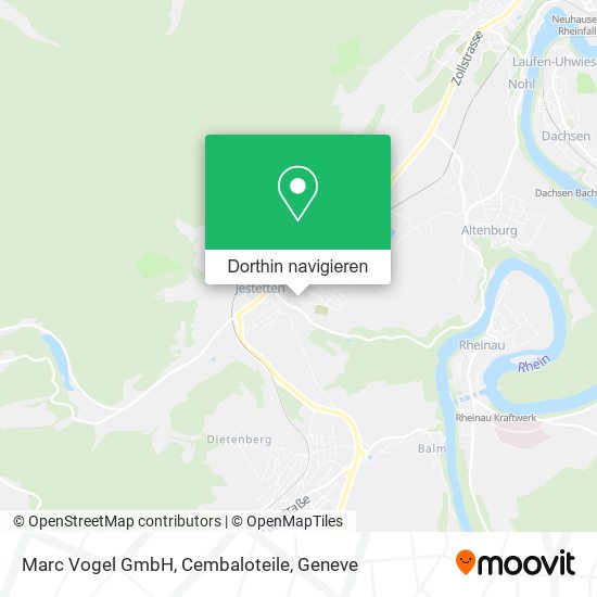 Marc Vogel GmbH, Cembaloteile Karte