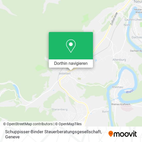 Schuppisser-Binder Steuerberatungsgesellschaft Karte