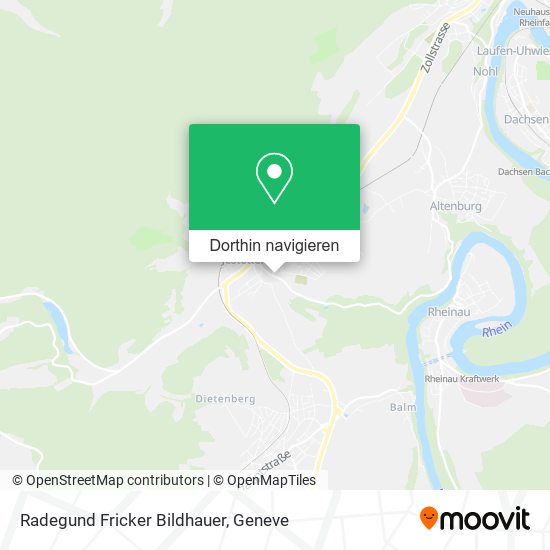 Radegund Fricker Bildhauer Karte