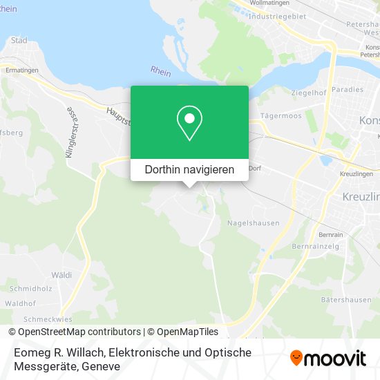 Eomeg R. Willach, Elektronische und Optische Messgeräte Karte