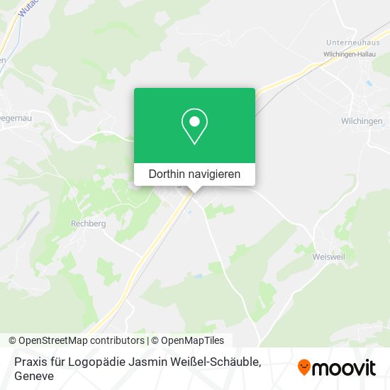 Praxis für Logopädie Jasmin Weißel-Schäuble Karte