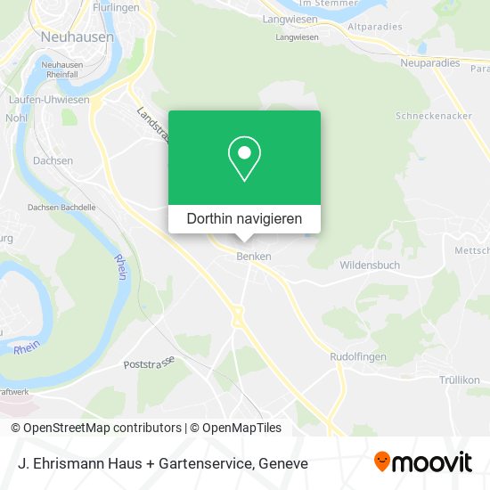J. Ehrismann Haus + Gartenservice Karte