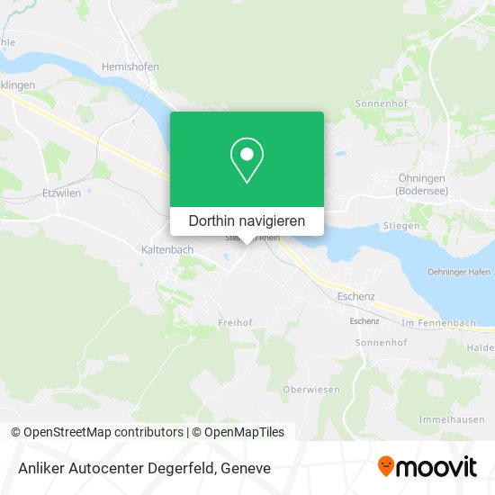 Anliker Autocenter Degerfeld Karte