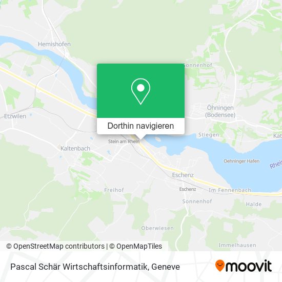 Pascal Schär Wirtschaftsinformatik Karte