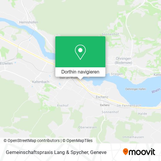 Gemeinschaftspraxis Lang & Spycher Karte