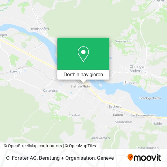O. Forster AG, Beratung + Organisation Karte