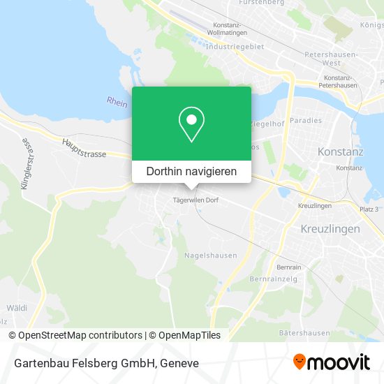 Gartenbau Felsberg GmbH Karte