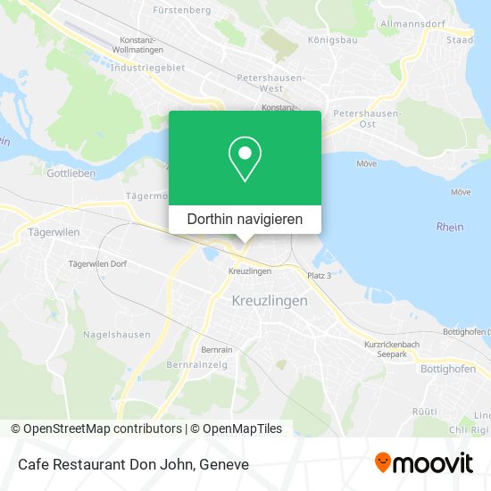 Cafe Restaurant Don John Karte