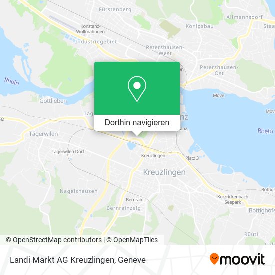 Landi Markt AG Kreuzlingen Karte