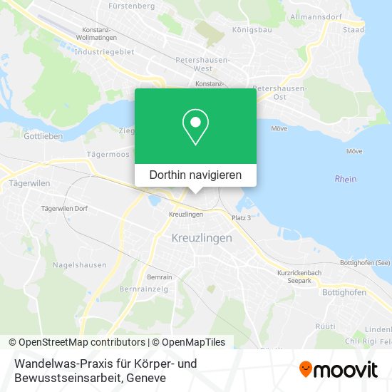 Wandelwas-Praxis für Körper- und Bewusstseinsarbeit Karte