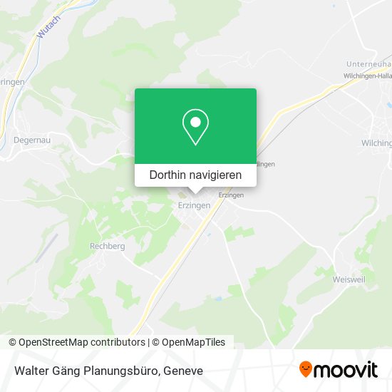 Walter Gäng Planungsbüro Karte