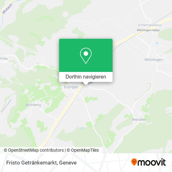 Fristo Getränkemarkt Karte