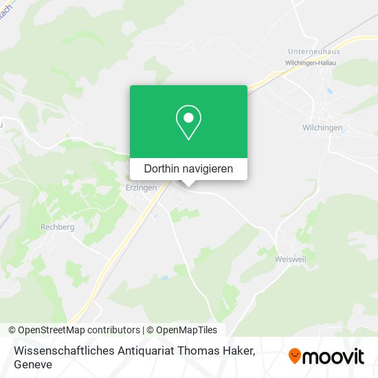 Wissenschaftliches Antiquariat Thomas Haker Karte