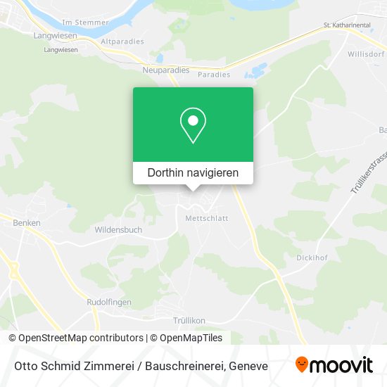 Otto Schmid Zimmerei / Bauschreinerei Karte