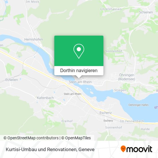 Kurtisi-Umbau und Renovationen Karte