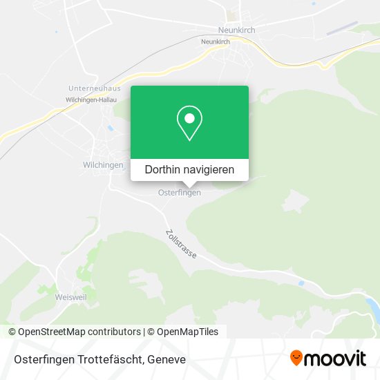 Osterfingen Trottefäscht Karte