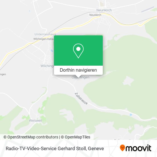 Radio-TV-Video-Service Gerhard Stoll Karte