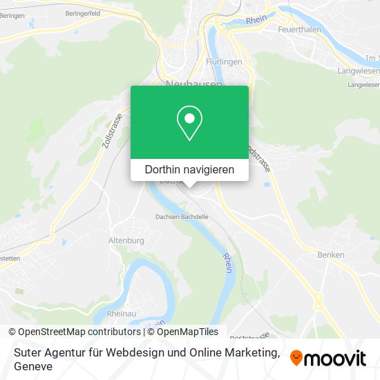 Suter Agentur für Webdesign und Online Marketing Karte