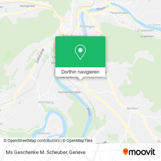 Ms Geschenke M. Scheuber Karte