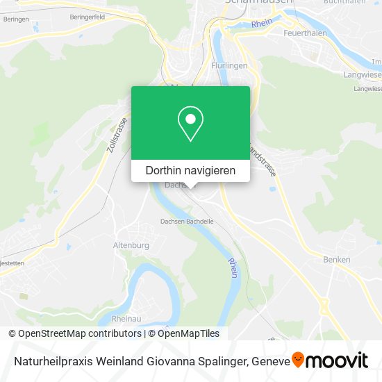 Naturheilpraxis Weinland Giovanna Spalinger Karte