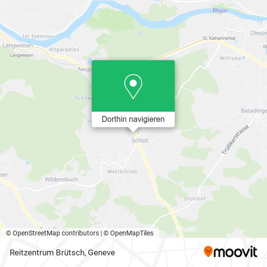 Reitzentrum Brütsch Karte