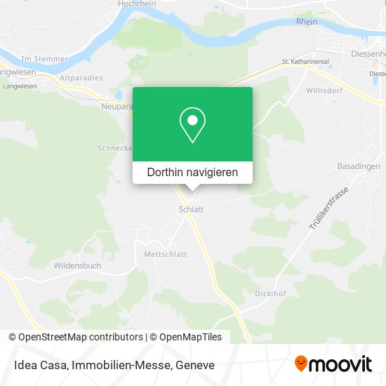 Idea Casa, Immobilien-Messe Karte