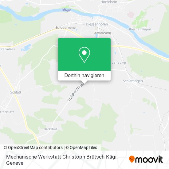 Mechanische Werkstatt Christoph Brütsch-Kägi Karte