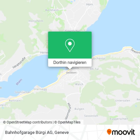 Bahnhofgarage Bürgi AG Karte
